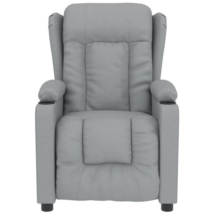 Fauteuil de massage Gris clair Tissu - Photo n°3