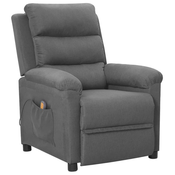 Fauteuil de massage Gris clair Tissu - Photo n°1