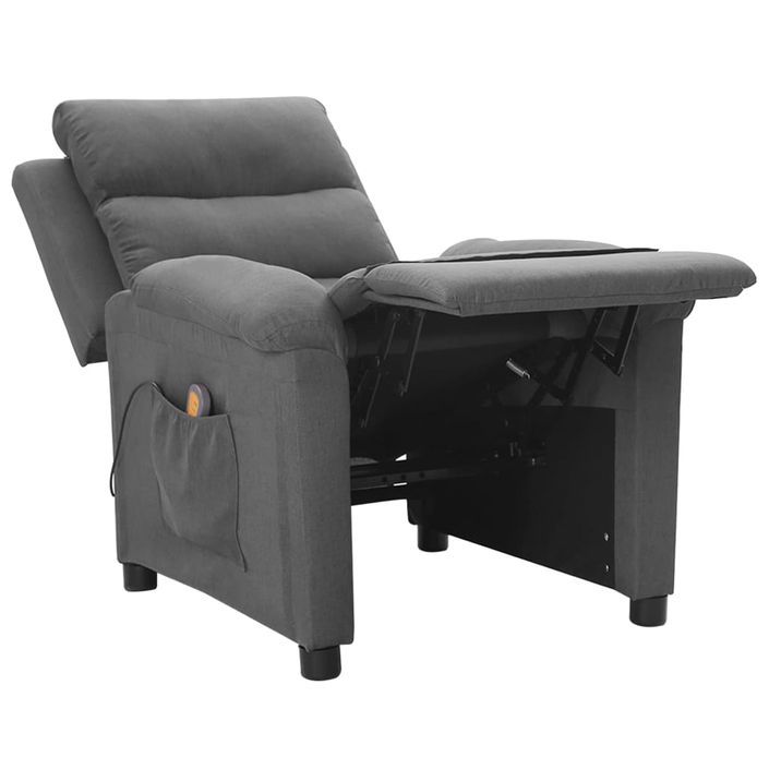 Fauteuil de massage Gris clair Tissu - Photo n°7