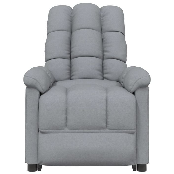 Fauteuil de massage Gris clair Tissu - Photo n°3