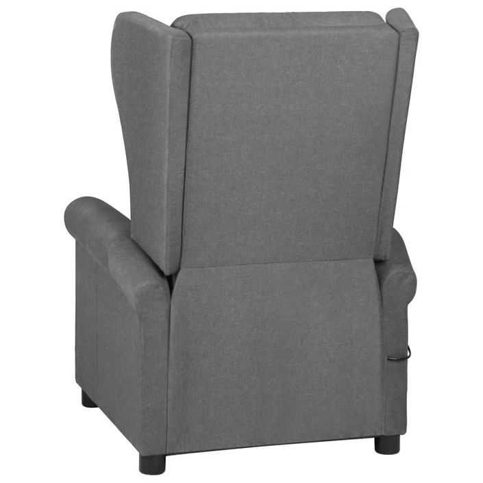 Fauteuil de massage Gris clair Tissu - Photo n°4