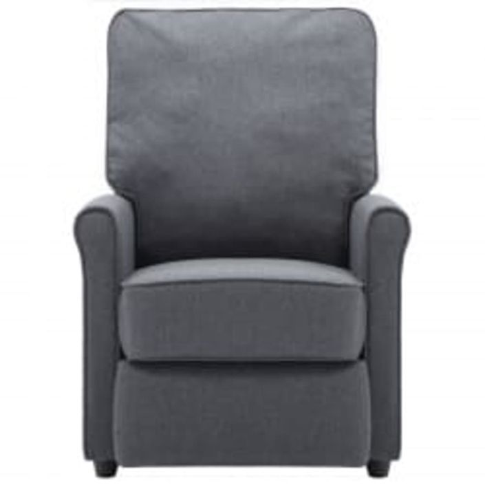 Fauteuil de massage Gris foncé Tissu - Photo n°3