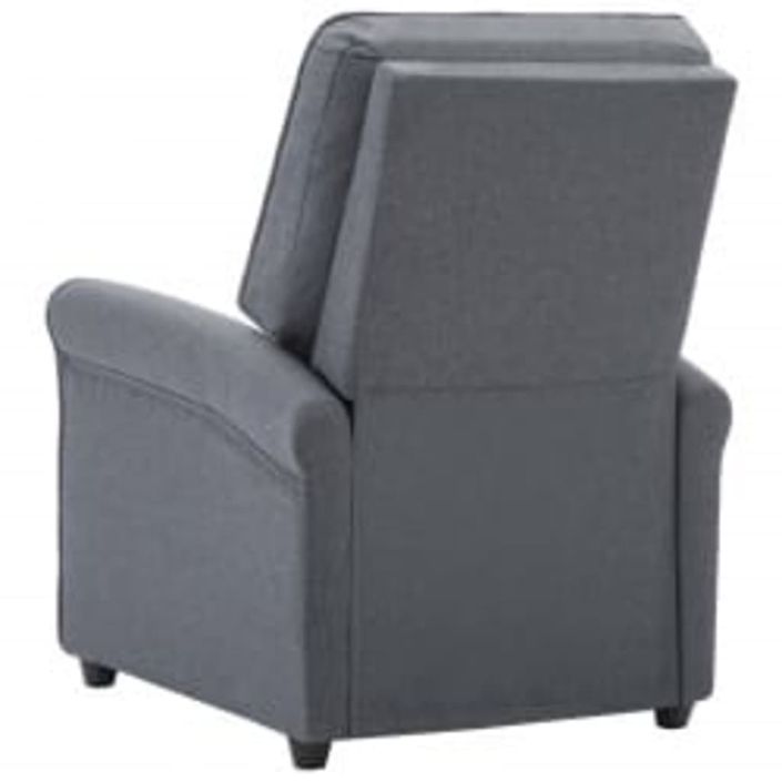 Fauteuil de massage Gris foncé Tissu - Photo n°5