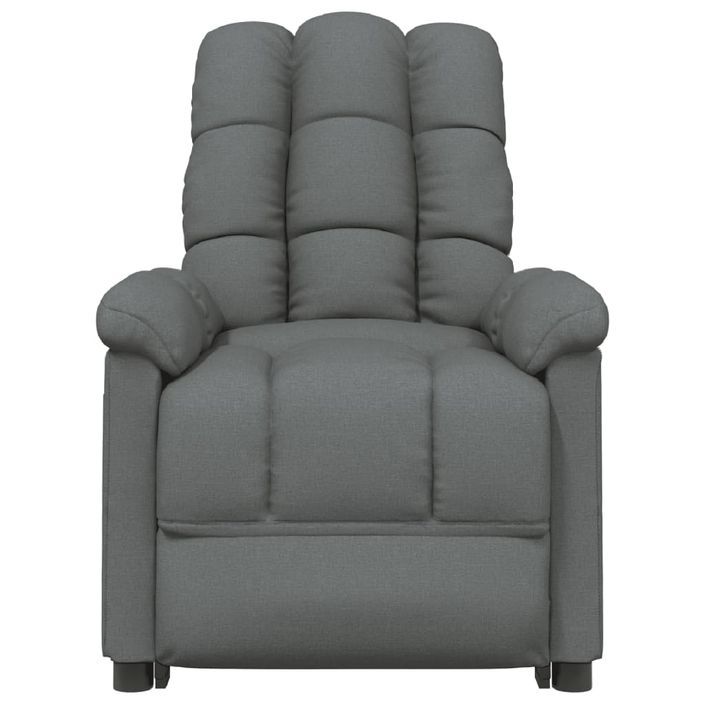 Fauteuil de massage Gris foncé Tissu - Photo n°3