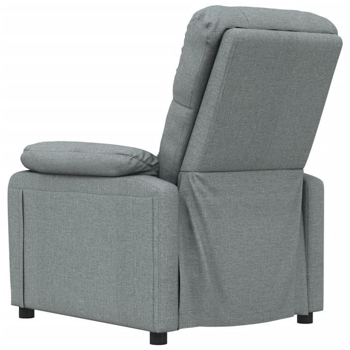 Fauteuil de massage Gris foncé Tissu - Photo n°5