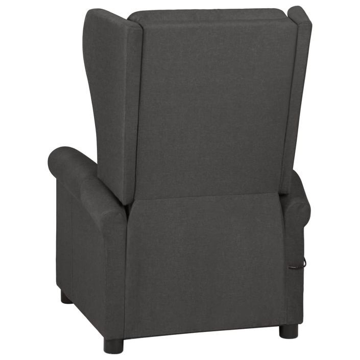 Fauteuil de massage Gris foncé Tissu - Photo n°5