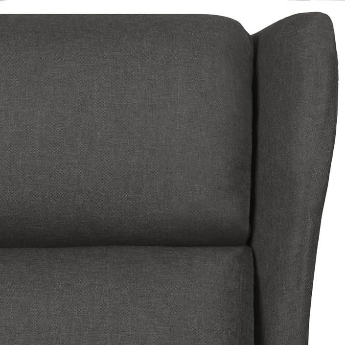 Fauteuil de massage Gris foncé Tissu - Photo n°7