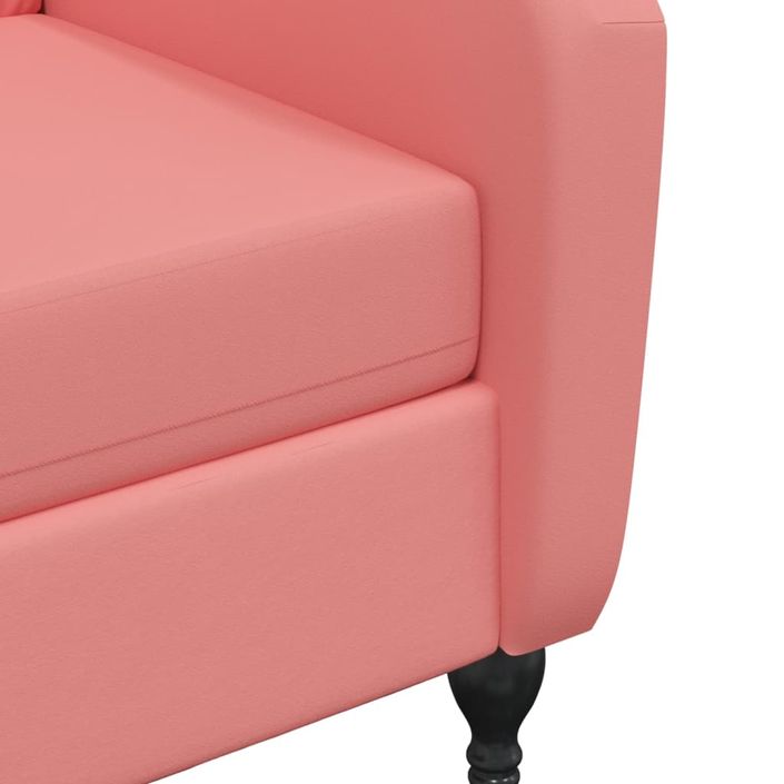 Fauteuil de massage inclinable Rose Velours 2 - Photo n°7