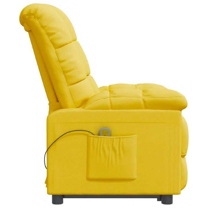 Fauteuil de massage Jaune Tissu - Photo n°4