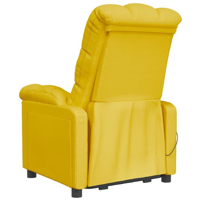 Fauteuil de massage Jaune Tissu - Photo n°5