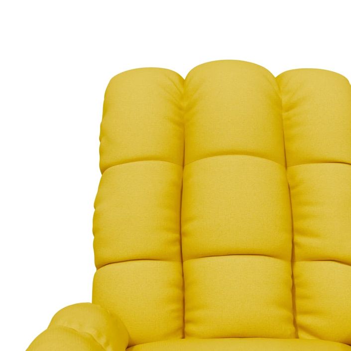 Fauteuil de massage Jaune Tissu - Photo n°8