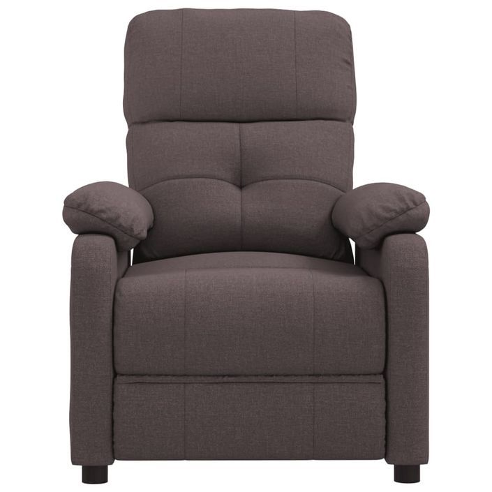 Fauteuil de massage Marron foncé Tissu - Photo n°3