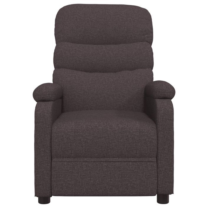 Fauteuil de massage Marron foncé Tissu - Photo n°4