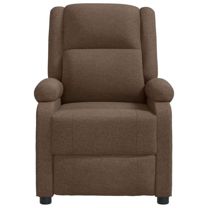 Fauteuil de massage Marron Tissu - Photo n°3