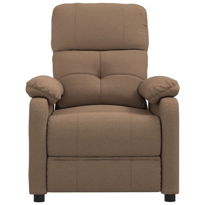 Fauteuil de massage Marron Tissu - Photo n°3