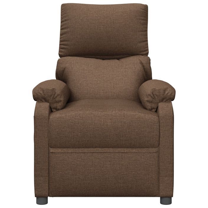 Fauteuil de massage Marron Tissu - Photo n°4