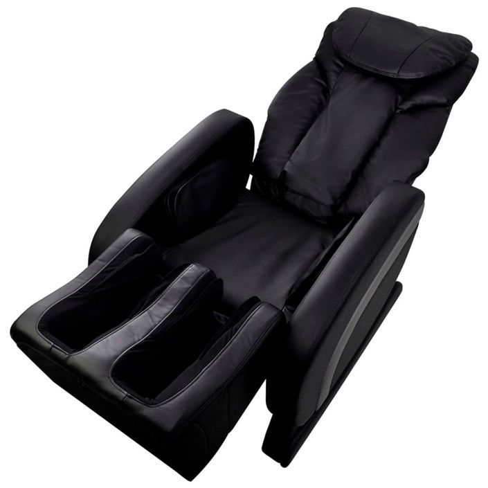 Fauteuil de massage Noir Similicuir 9 - Photo n°5