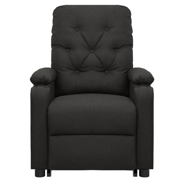 Fauteuil de massage Noir Tissu - Photo n°3