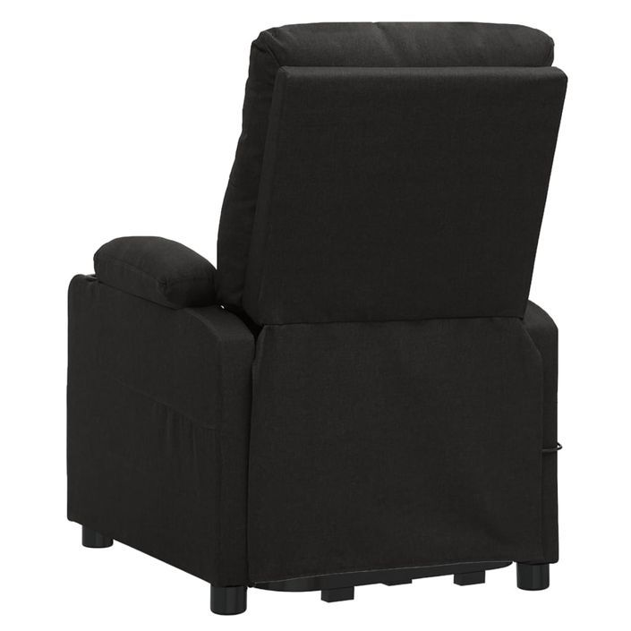 Fauteuil de massage Noir Tissu - Photo n°5