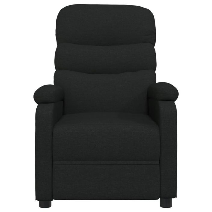 Fauteuil de massage Noir Tissu - Photo n°4