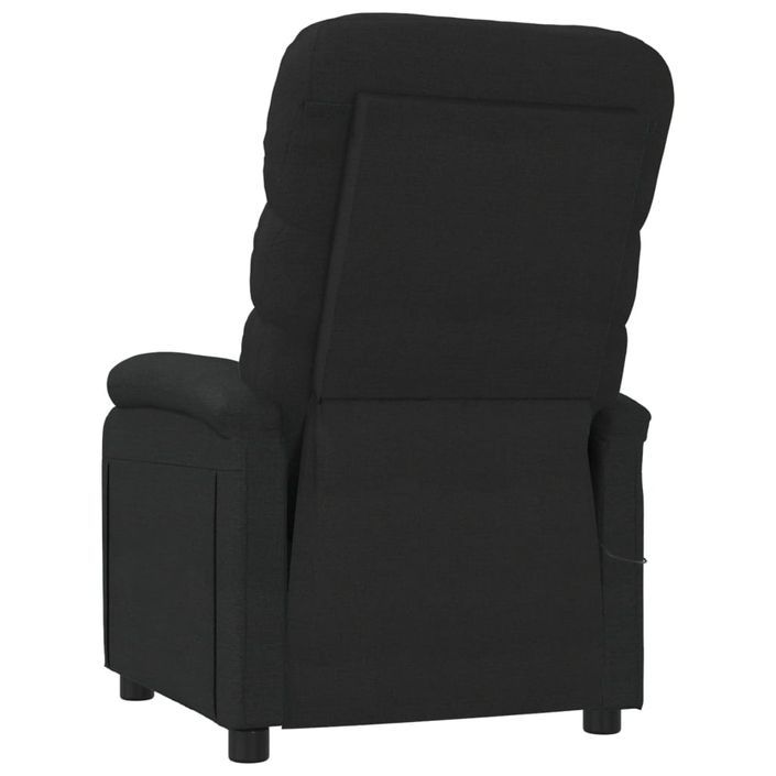 Fauteuil de massage Noir Tissu - Photo n°6