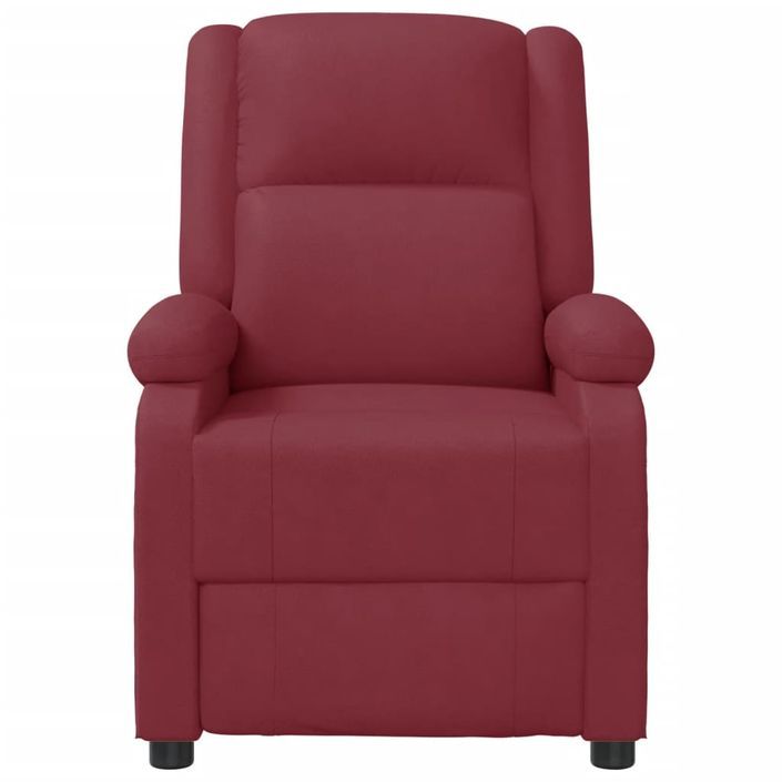 Fauteuil de massage Rouge bordeaux Similicuir - Photo n°3