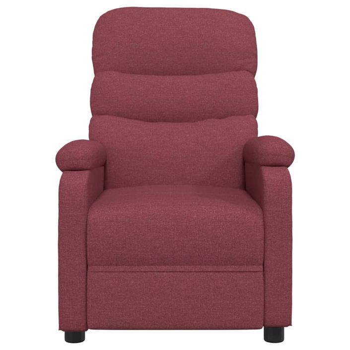 Fauteuil de massage Rouge bordeaux Tissu - Photo n°4