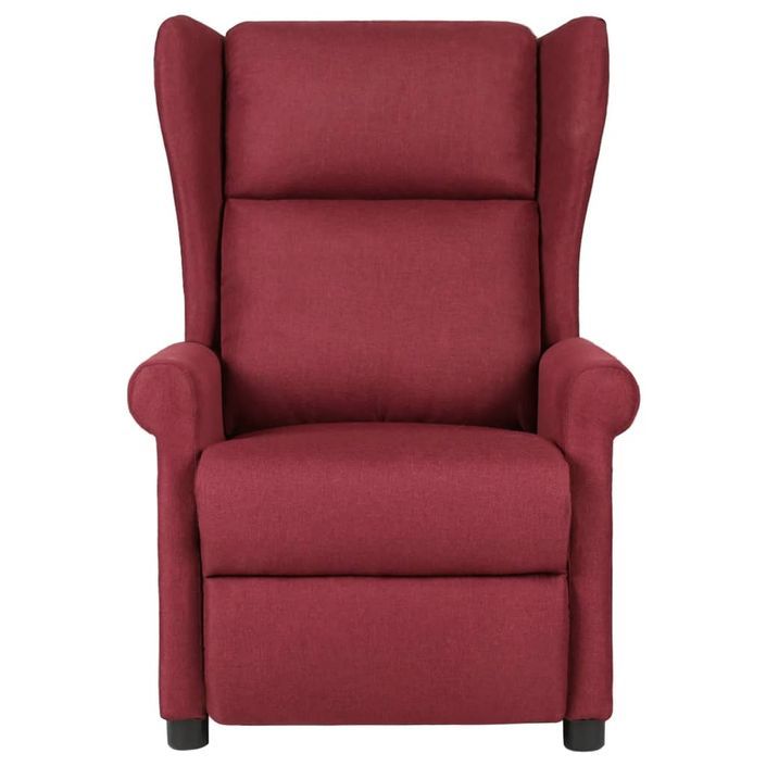 Fauteuil de massage Rouge bordeaux Tissu - Photo n°2