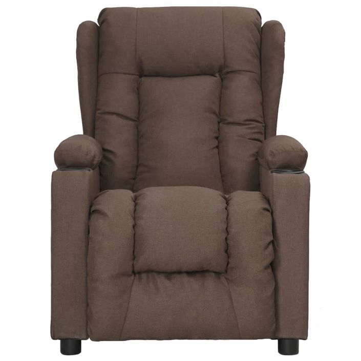 Fauteuil de massage Taupe Tissu - Photo n°3