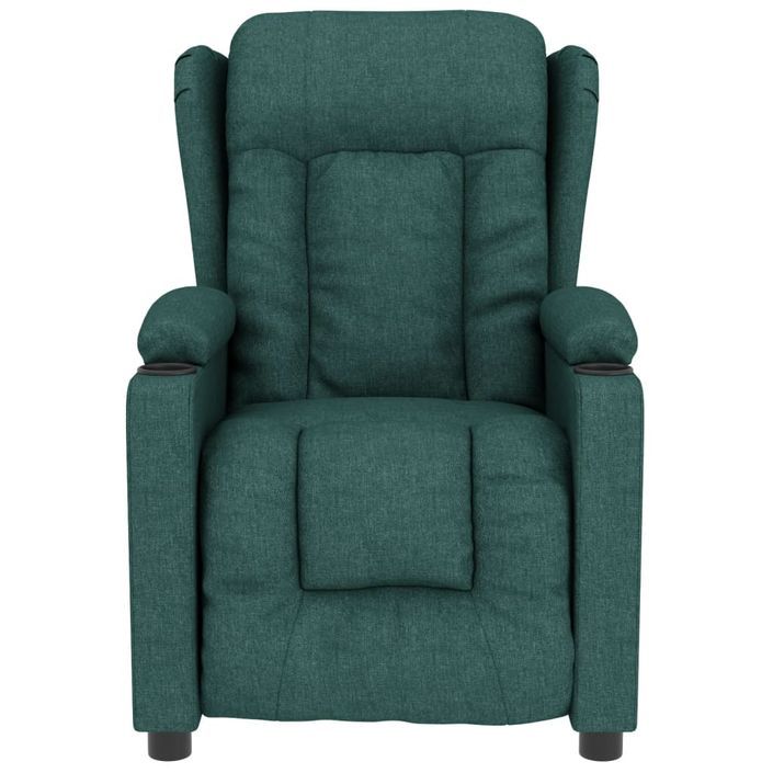 Fauteuil de massage Vert foncé Tissu - Photo n°3