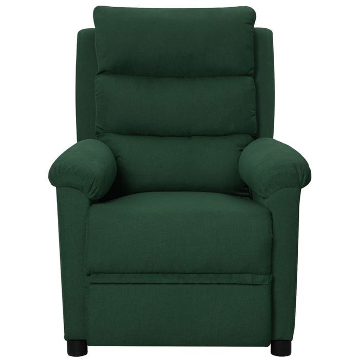 Fauteuil de massage Vert foncé Tissu - Photo n°2