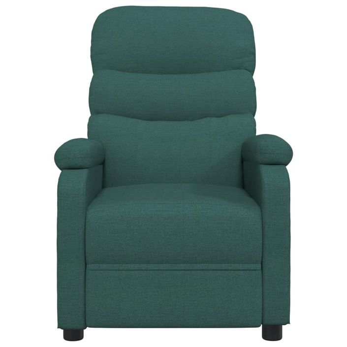 Fauteuil de massage Vert foncé Tissu - Photo n°4