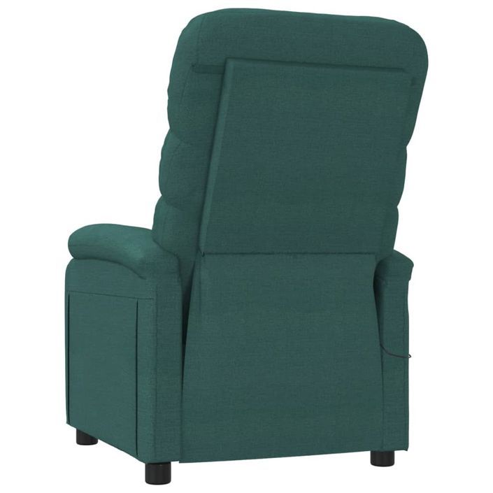 Fauteuil de massage Vert foncé Tissu - Photo n°6