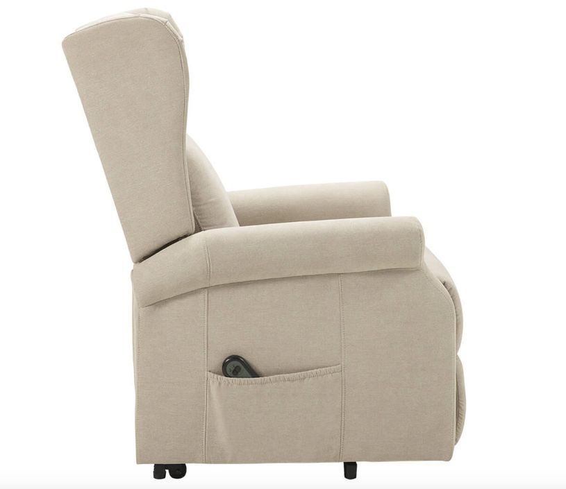 Fauteuil de relaxation et releveur électrique 2 moteurs tissu Agora - Photo n°6