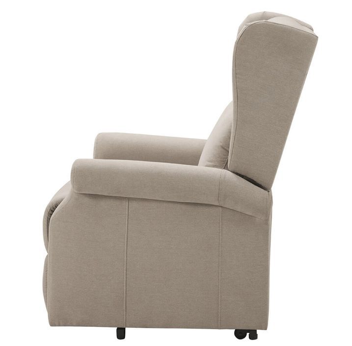 Fauteuil de relaxation et releveur électrique 2 moteurs tissu Agora - Photo n°6