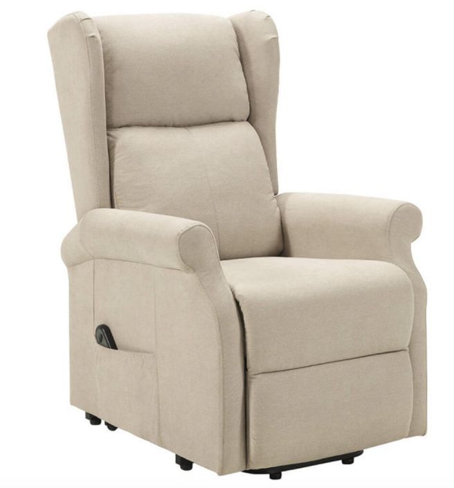 Fauteuil de relaxation et releveur électrique 2 moteurs tissu Agora - Photo n°9