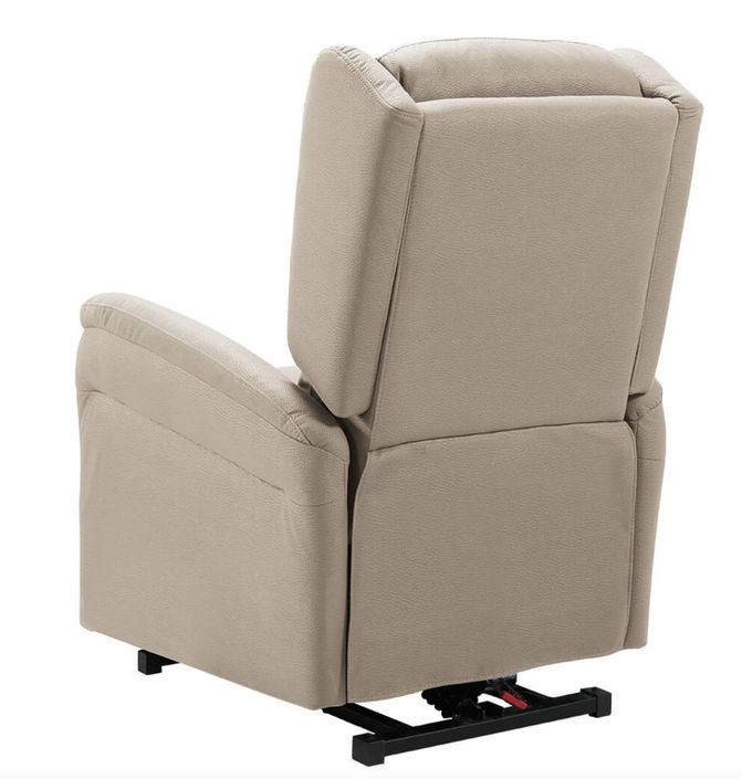 Fauteuil de relaxation et releveur électrique 2 moteurs tissu Kalone - Photo n°5