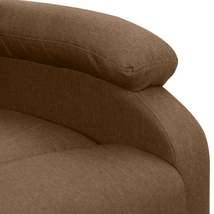 Fauteuil de relaxation relevable électrique en tissu Lonka - Photo n°6