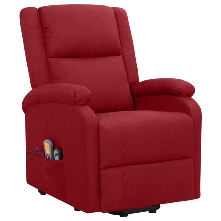 Fauteuil de relaxation relevable électrique en tissu Lonka - Photo n°2