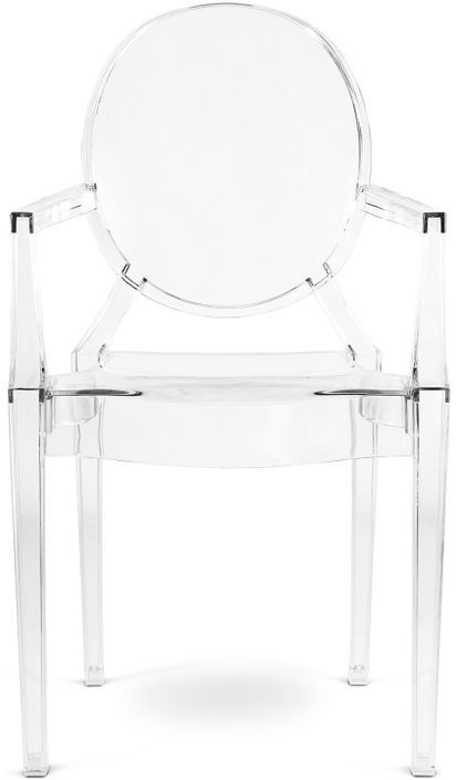 Fauteuil design en polycarbonate transparent ou Opaque - Collection Louiva - Photo n°5