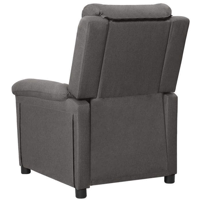 Fauteuil électrique de massage Gris foncé Tissu - Photo n°5