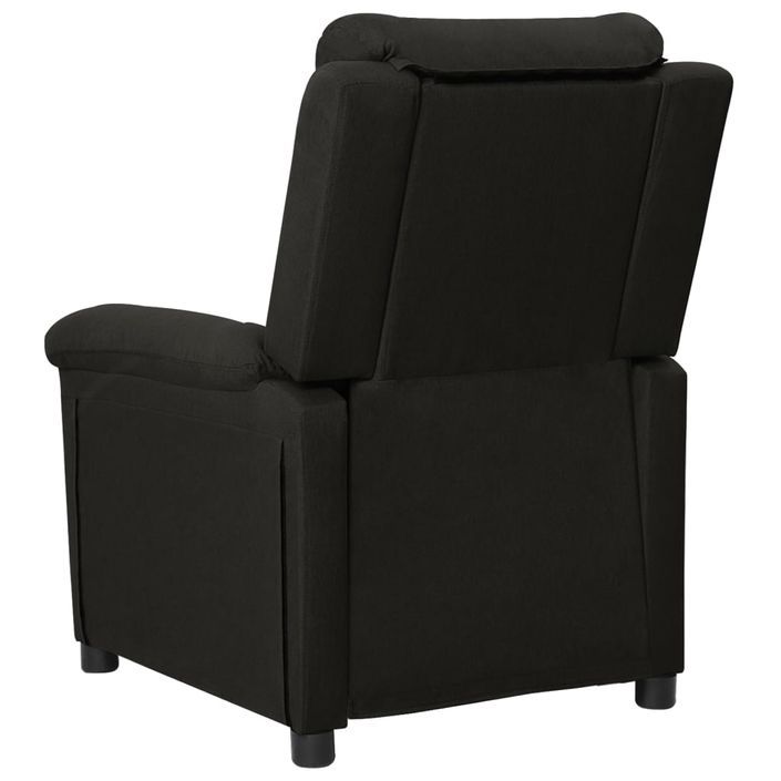 Fauteuil électrique de massage Noir Tissu 3 - Photo n°5