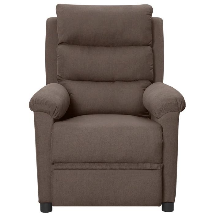 Fauteuil électrique de massage Taupe Tissu 3 - Photo n°3