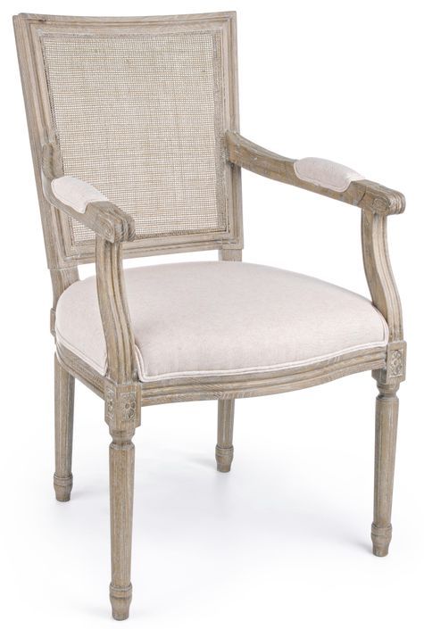 Fauteuil en bois de frêne beige Liliane - Photo n°1