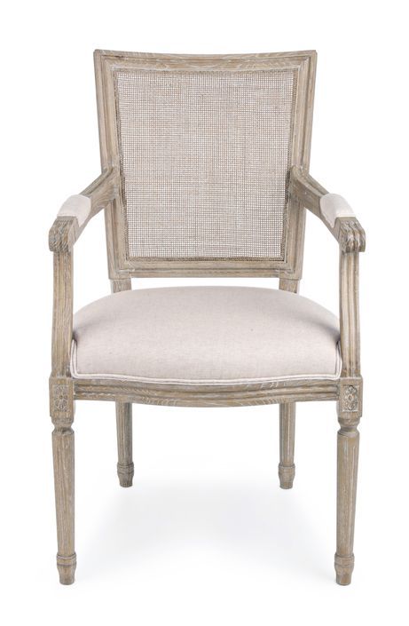 Fauteuil en bois de frêne beige Liliane - Photo n°7