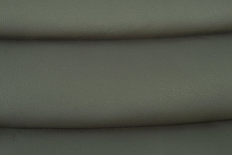 Fauteuil en polyester effet cuir vert foncé Olivia - Photo n°7