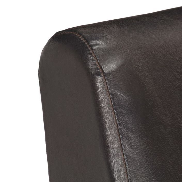 Fauteuil Gris Cuir véritable 5 - Photo n°6