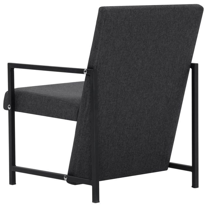 Fauteuil Gris Tissu - Photo n°5