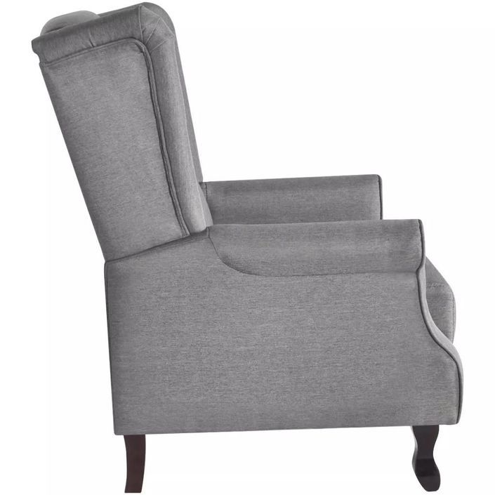 Fauteuil Gris Tissu 2 - Photo n°3