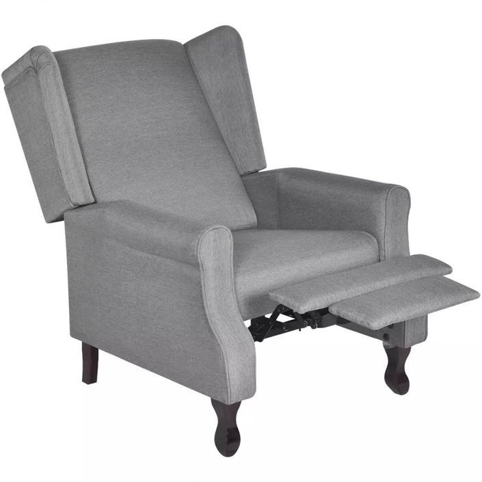 Fauteuil Gris Tissu 2 - Photo n°4